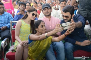 Express Raja Movie Team at Aurora Engineering College